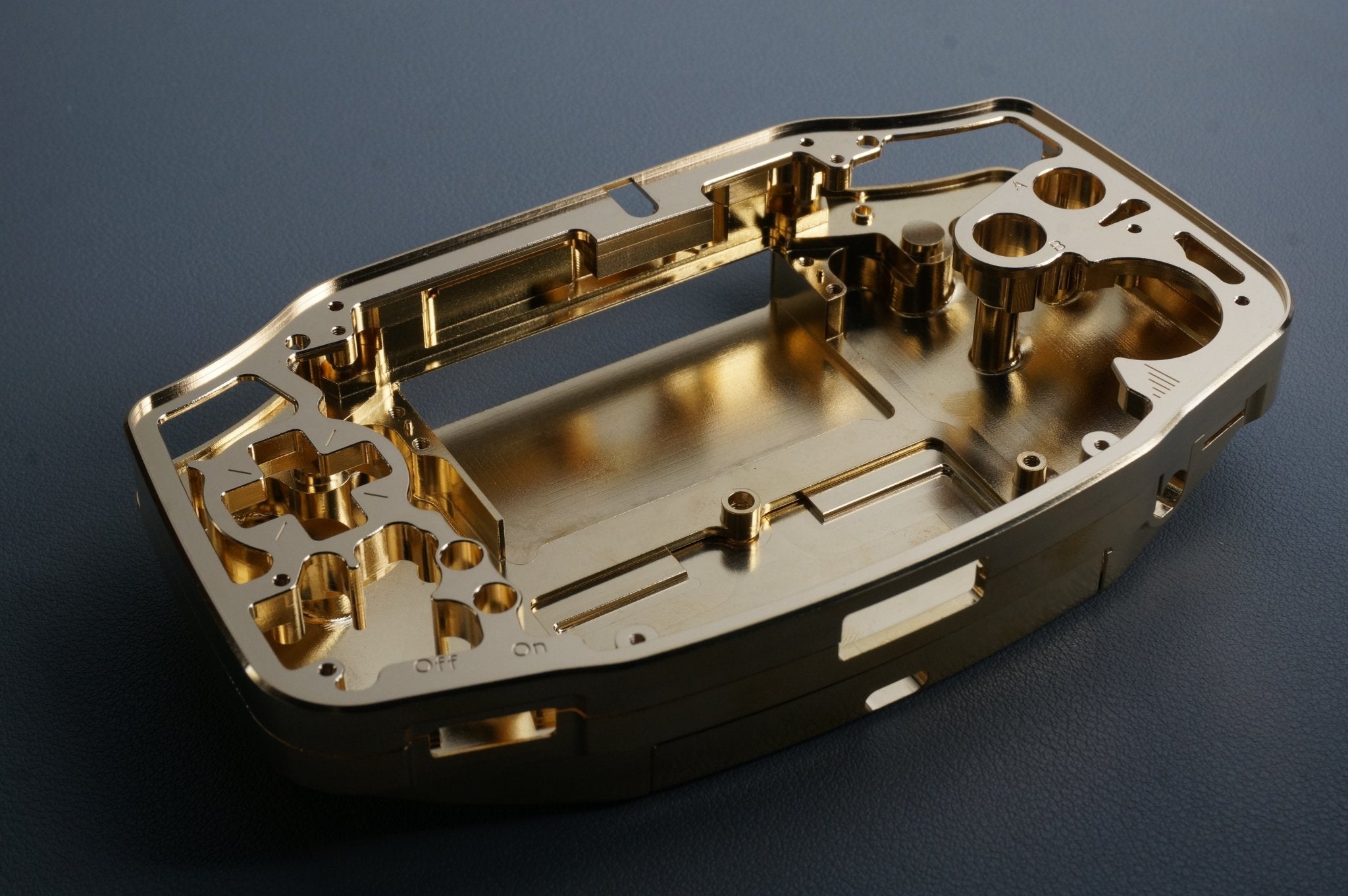 Game Boy Advance Hybrid Skeleton CNC Machined Metal Shell (GBA) - Boxy Pixel