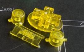 Game Boy Color (GBC) Plastic Replacement Buttons - Boxy Pixel