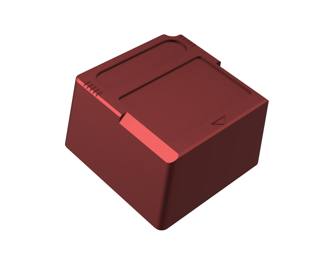 Metal CNC Machined Keycap - Game Cartridge - Boxy Pixel