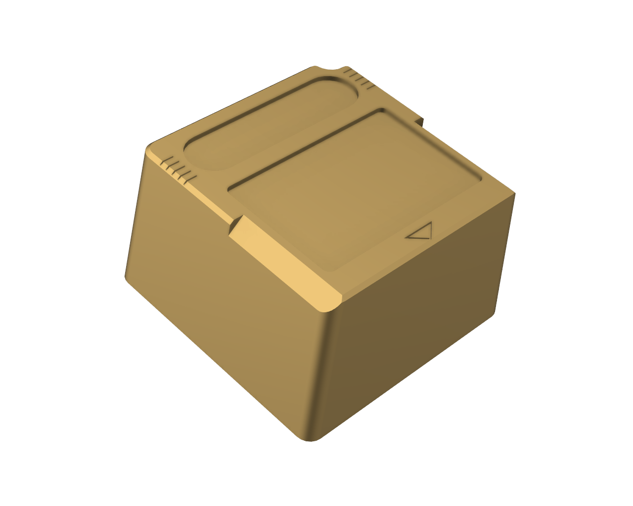 Metal CNC Machined Keycap - Game Cartridge - Boxy Pixel