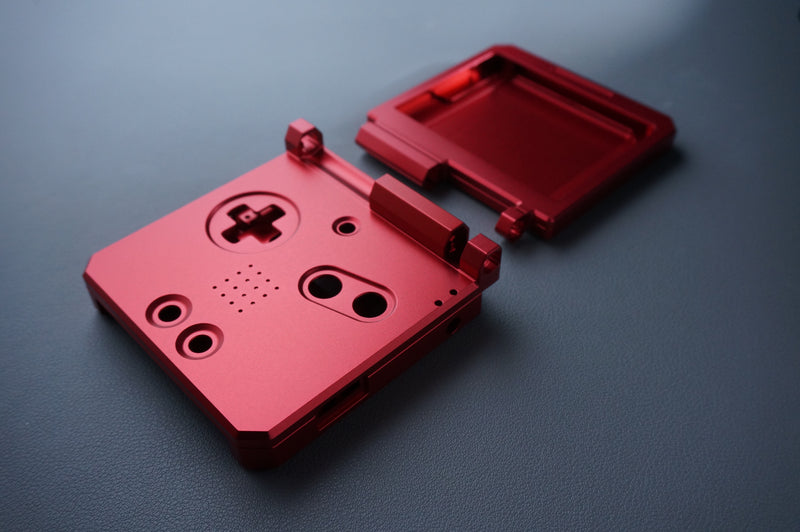 Game Boy Advance SP HINGED Metallgehäuse-Set