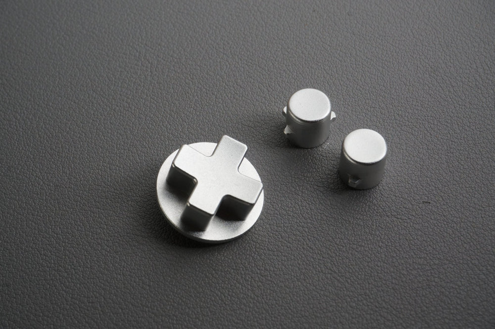 Game Boy Advance CNC Machined Buttons and Directional Keypad - Concave
