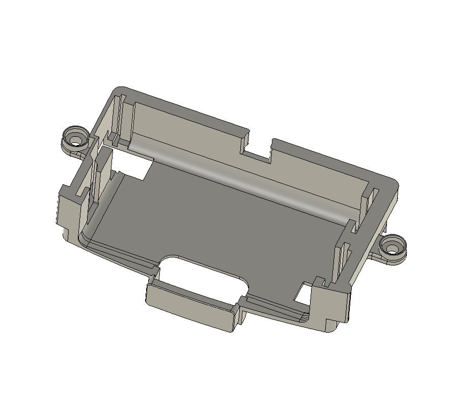 Game Boy Advance Skeleton 3d Printed Battery Tray - Boxy Pixel