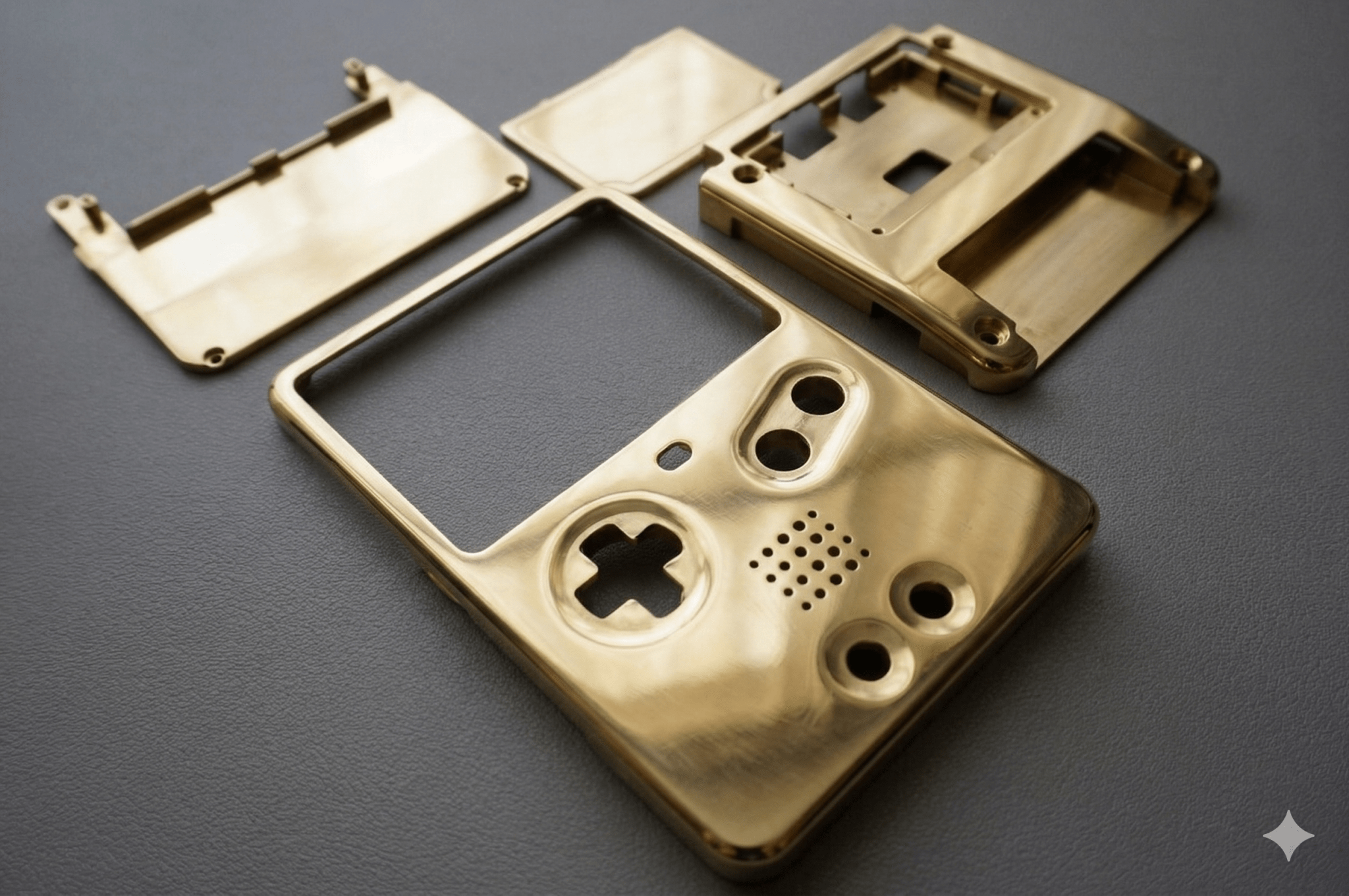 Game Boy Advance SP Mini Unhinged Aluminum Machined Shell - Custom
