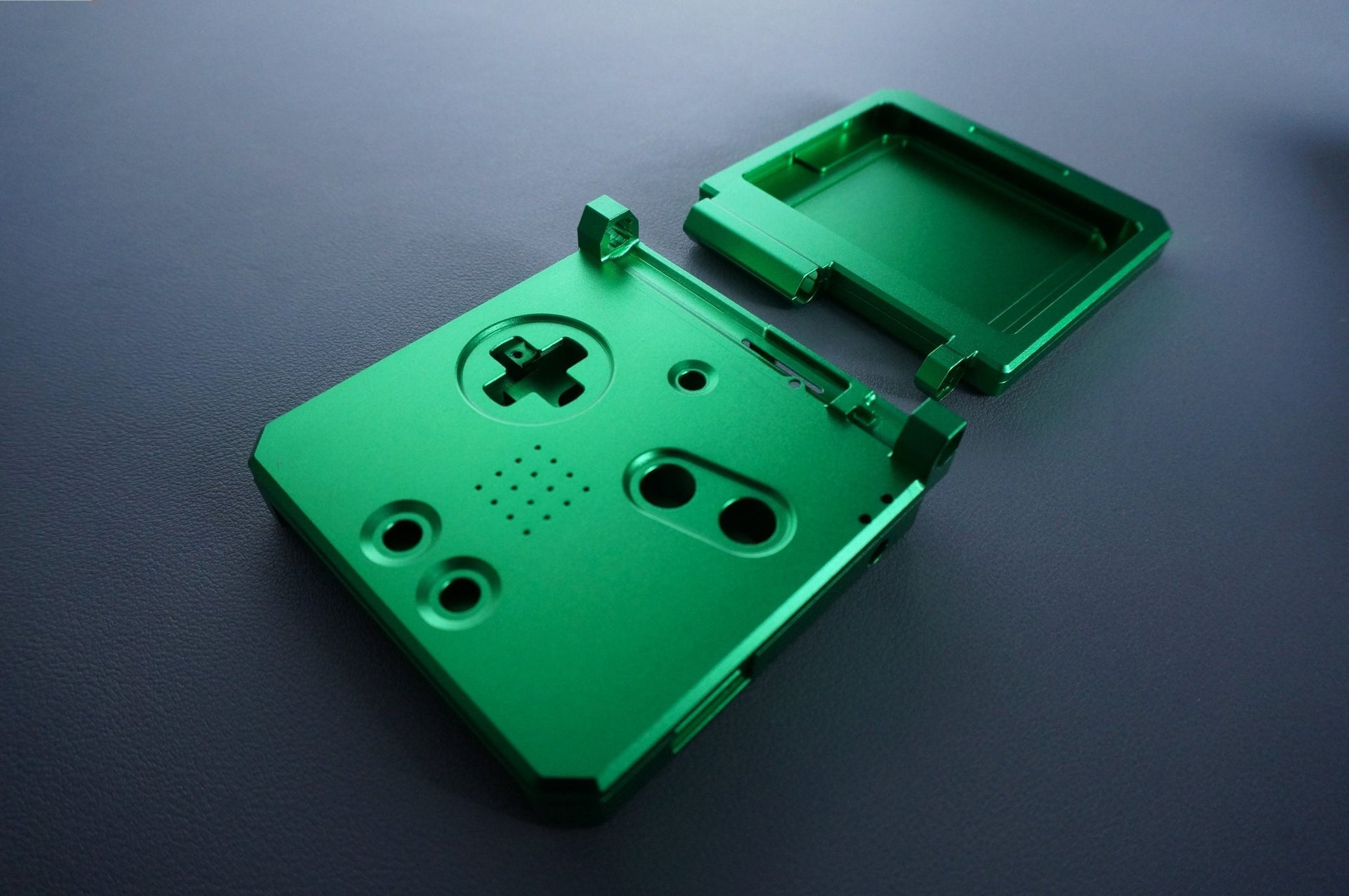 Game Boy Advance SP Hinged Shell Metal Replacement Cover Boxy