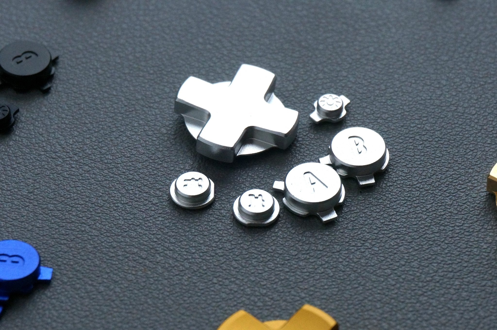 Game Boy Advance SP - Metal Buttons - Boxy Pixel