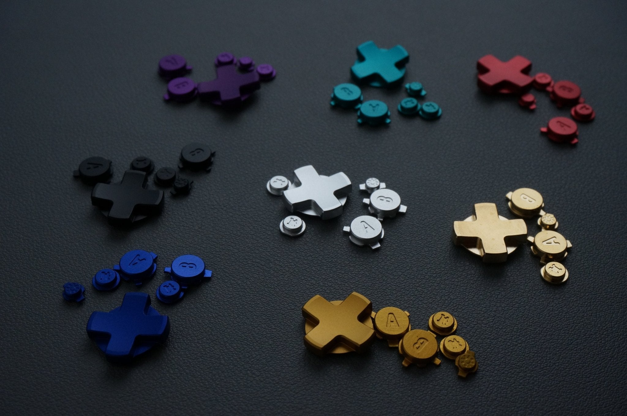Game Boy Advance SP - Metal Buttons - Boxy Pixel