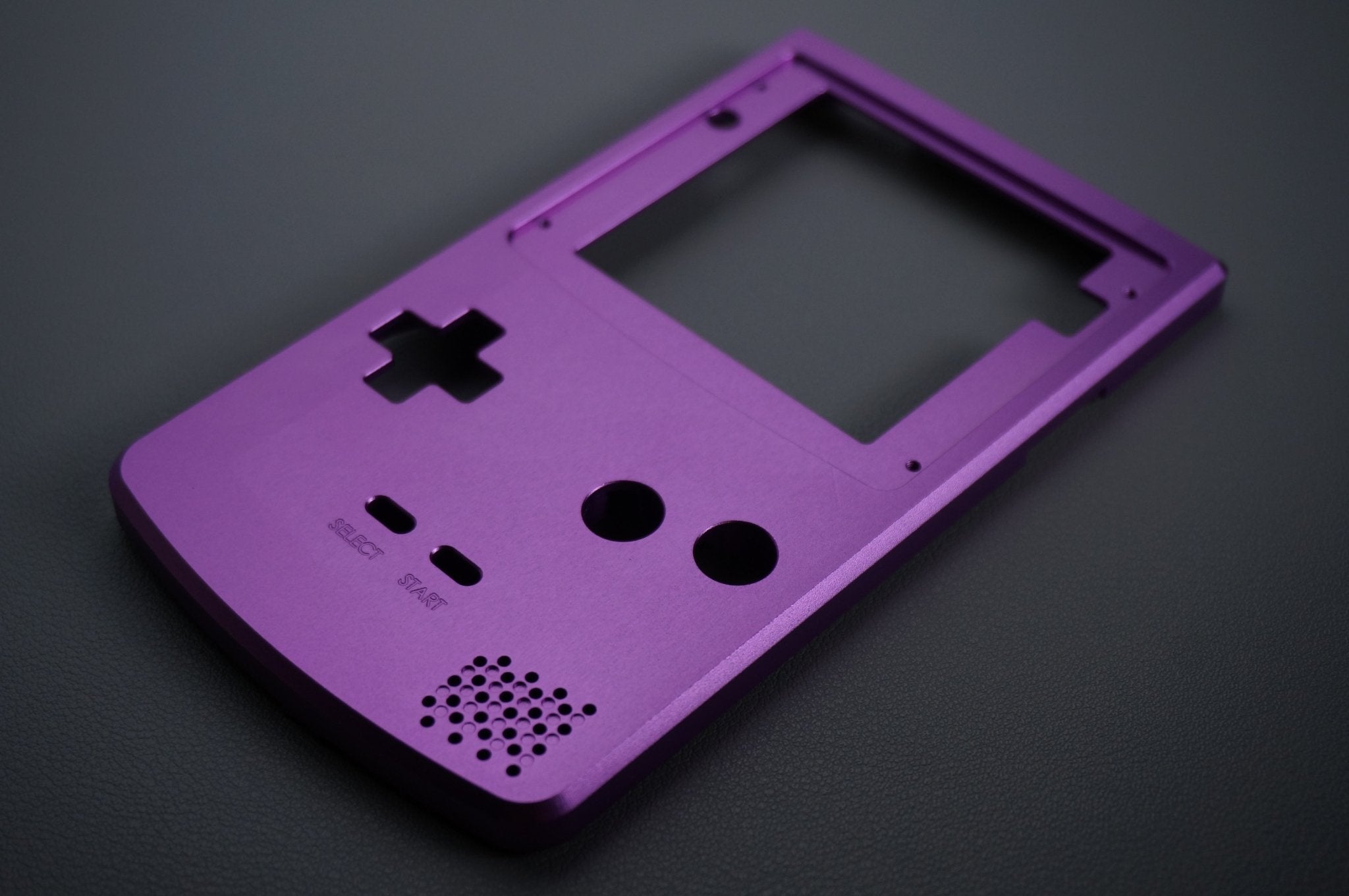 Game Boy Color Aluminum Front Plate - Front - Boxy Pixel