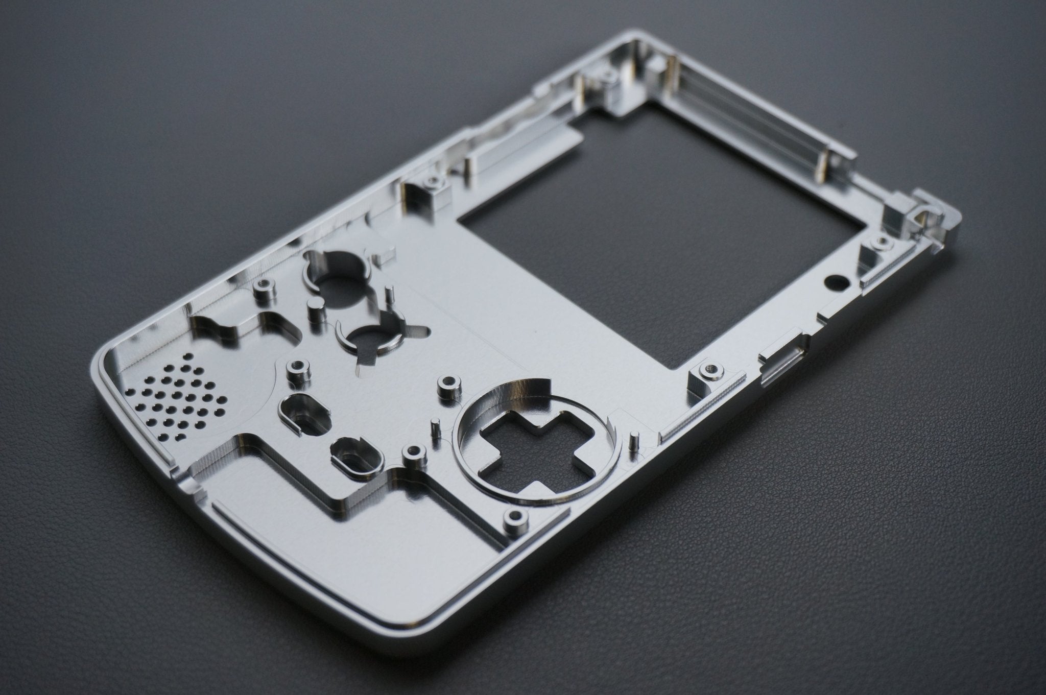 Game Boy Color Aluminum Front Plate - Front - Boxy Pixel