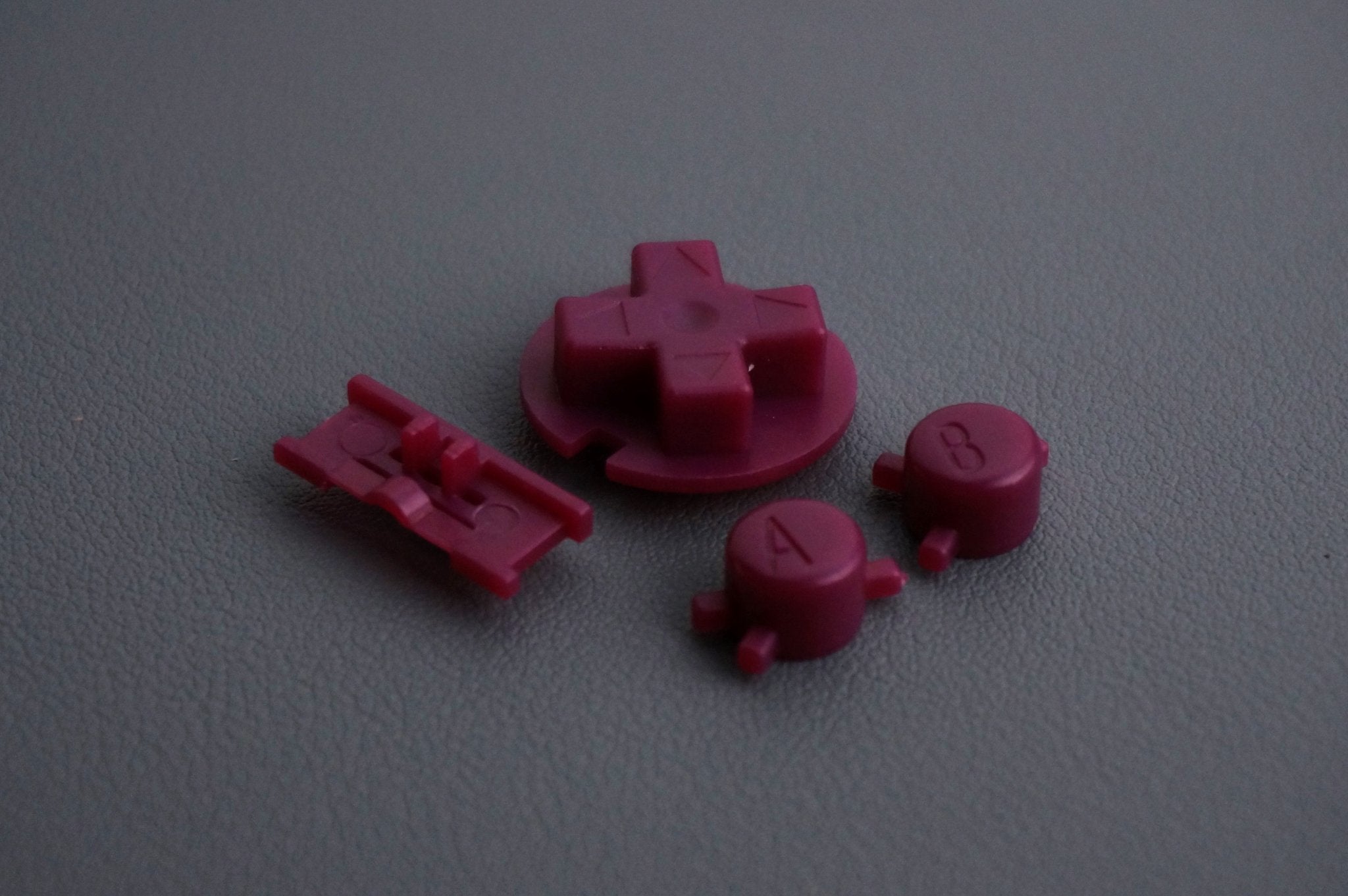 Game Boy Color (GBC) Plastic Replacement Buttons - Boxy Pixel