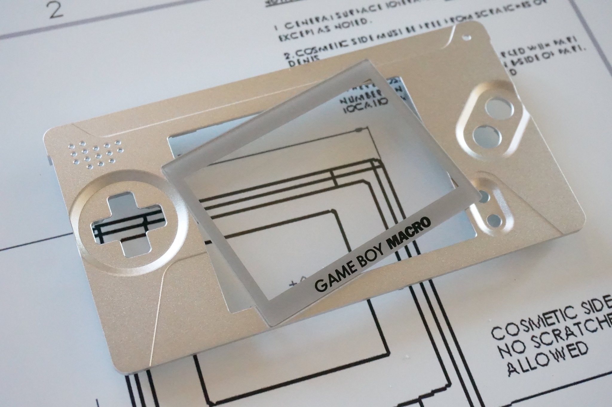 Game Boy Macro - Glass screen lens - Boxy Pixel