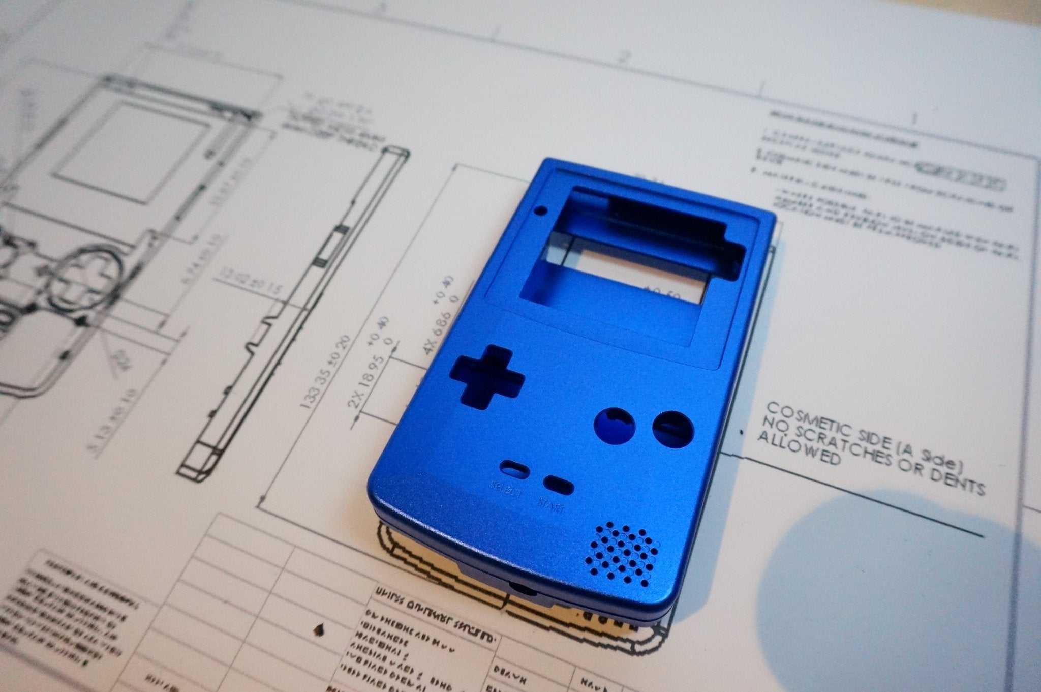 Garage Sale Game Boy Color Aluminum Machined Shell - Boxy Pixel