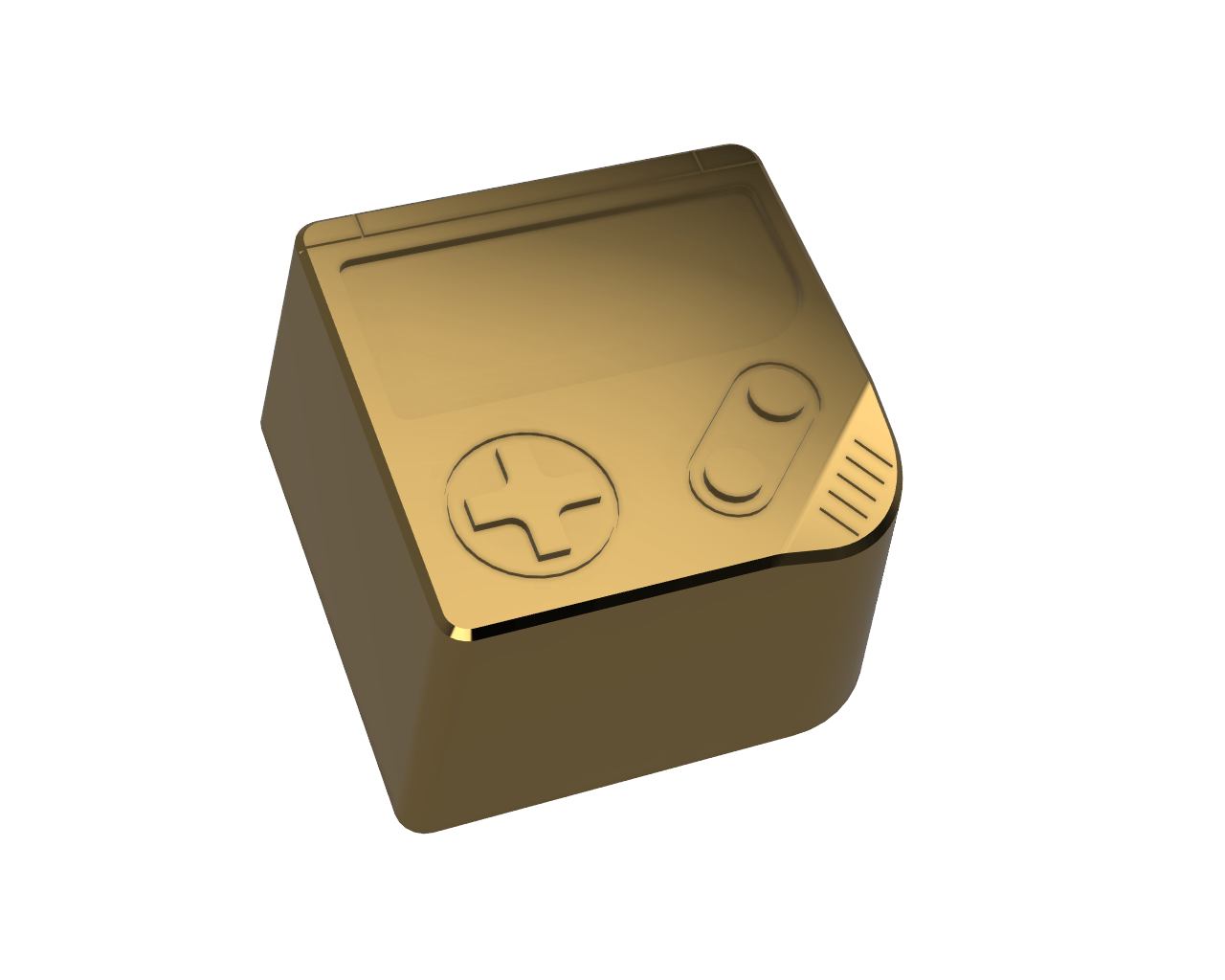 Metal CNC Machined Keycap - DMG Game Boy - Boxy Pixel