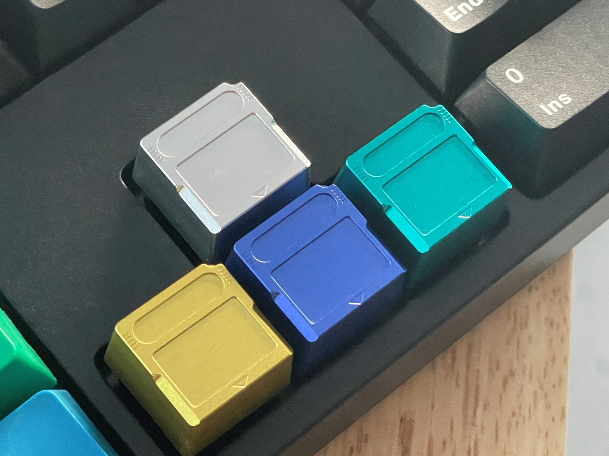 Metal CNC Machined Keycap - Game Cartridge - Boxy Pixel
