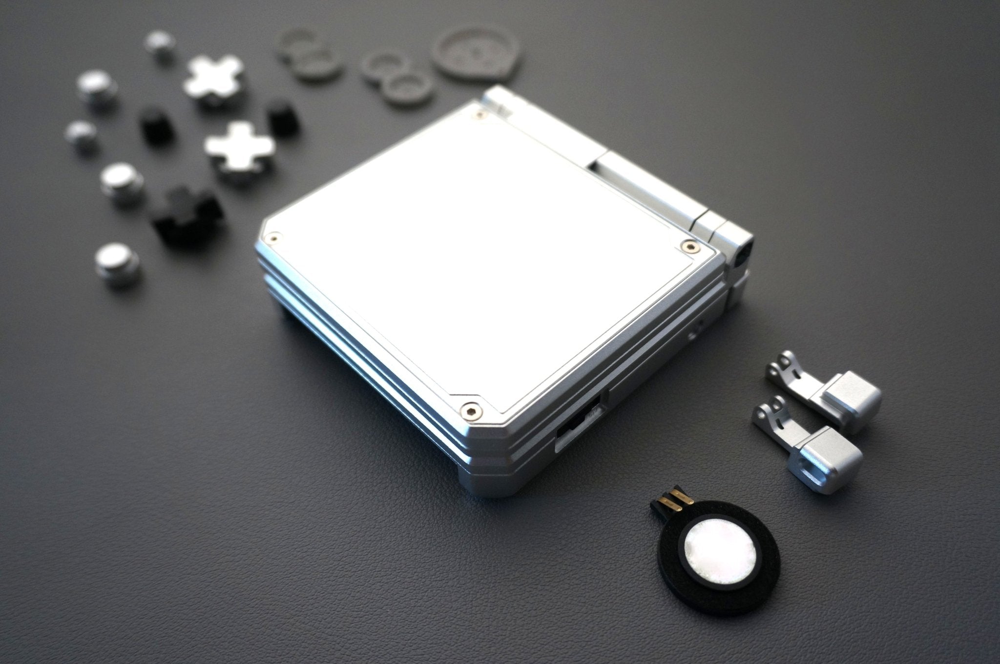 Metal GBA - SP Hinged Kit - Boxy Pixel