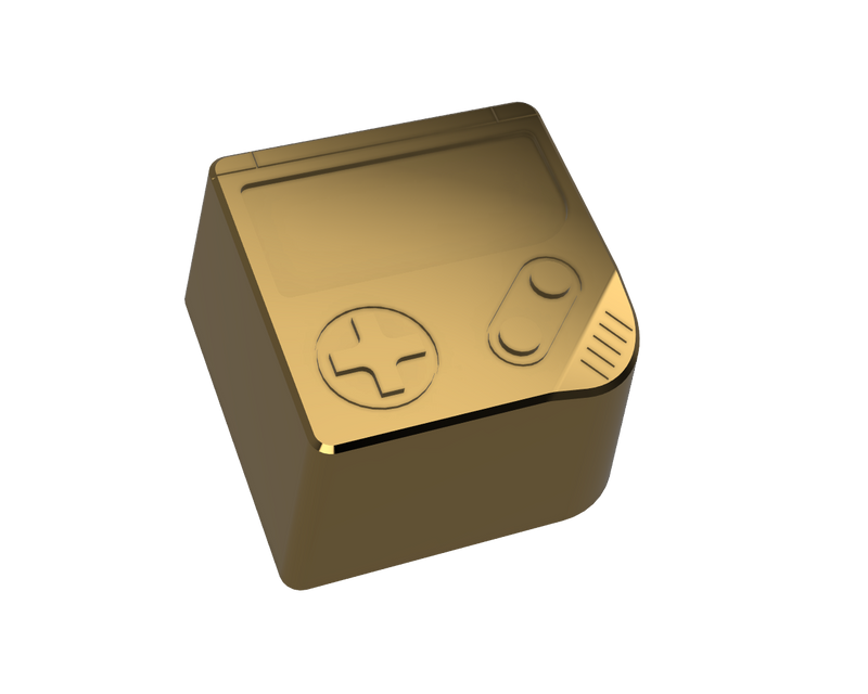CNC-gefräste Metall-Tastenkappe – DMG Game Boy