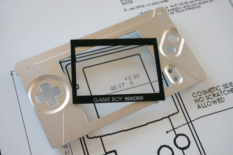 gameboy macro glass screen aluminum shell