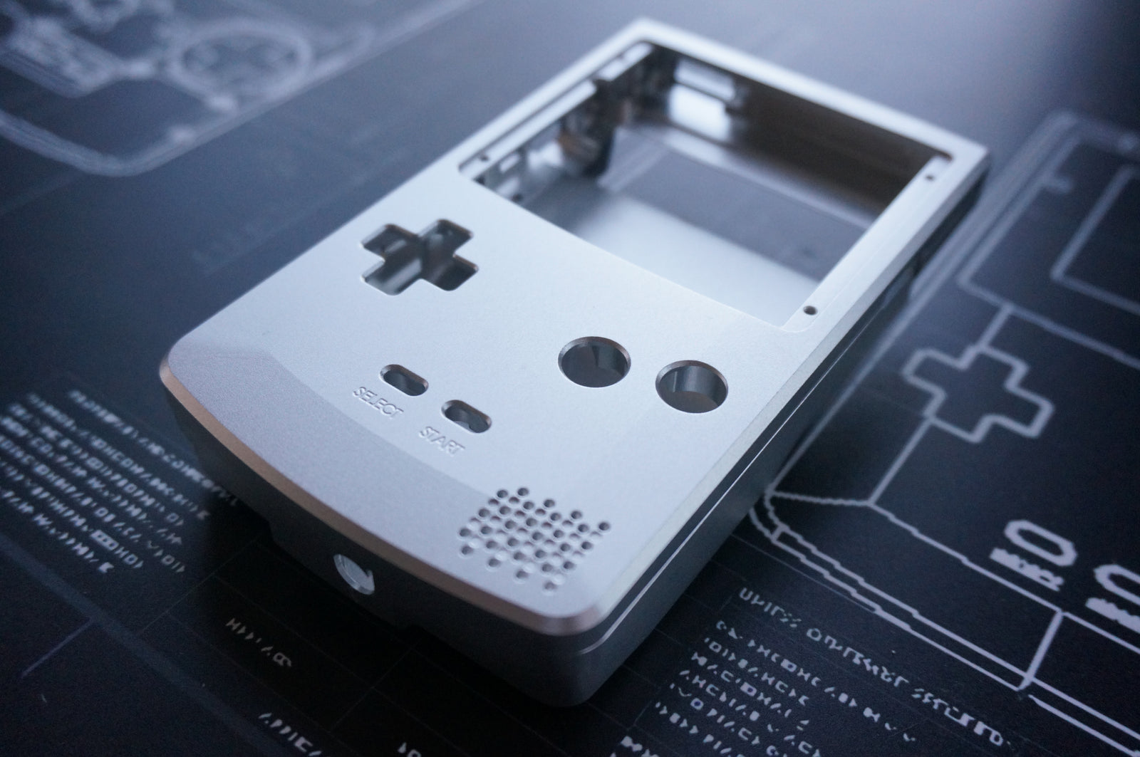 custom gameboy color shell aluminum