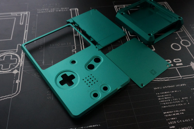 gba sp unhinged green