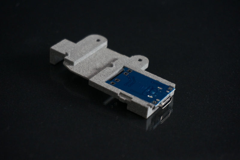 ゲームボーイカラーマイクロUSB/タイプC充電式3Dプリントバッテリーハウジング
