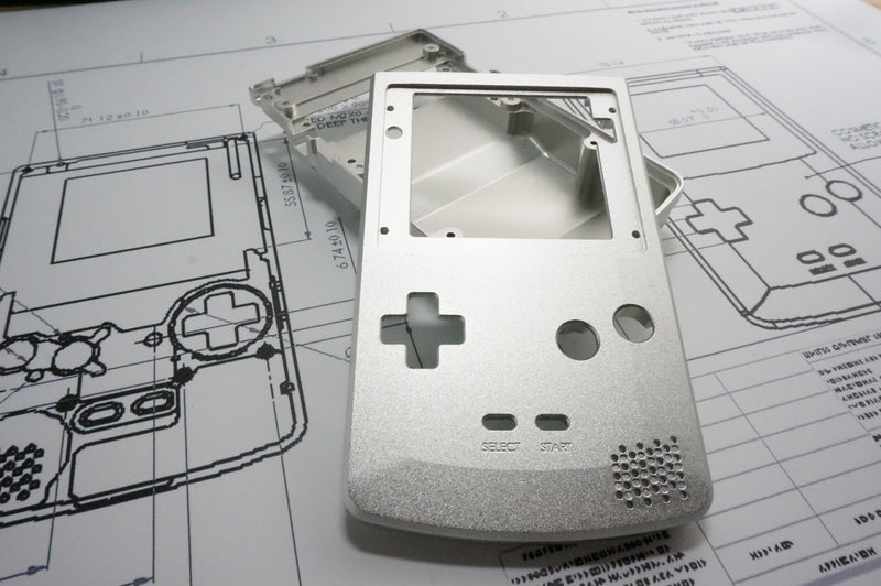 custom gameboy color shell aluminum