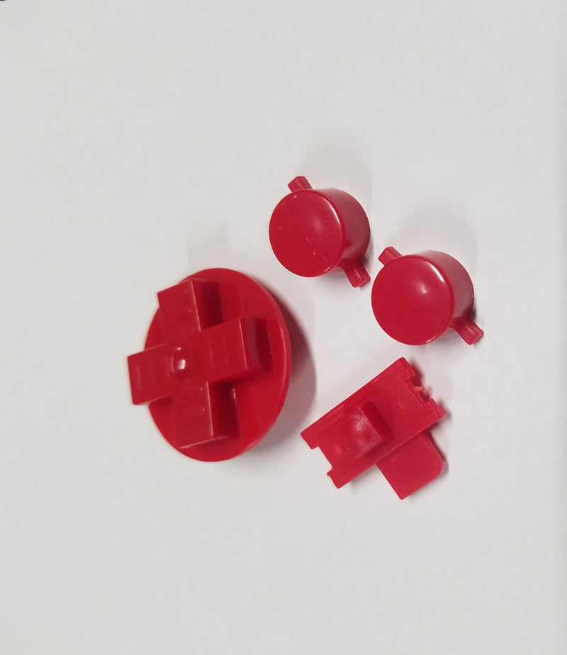 gameboy dmg buttons plastic red