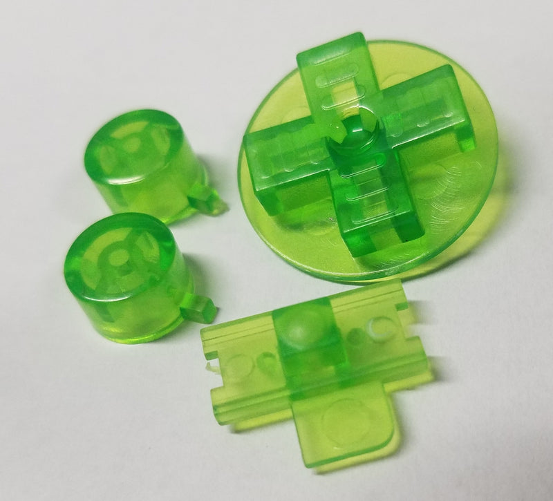gameboy dmg buttons plastic green